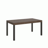 Itamoby Table extensible 160/244x80 cm Everyday noyer pieds anthracite - marron 8050598901281