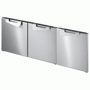 Kit portes armoire, 3 portes 1185x40x360 mm - VIRTUS - 4068875004581