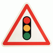 Panneau de danger A17 - Annonce de feux tricolores - WP Signalisation Panneau de danger A17 - Annonce de feux tricolores - WP Signalisation