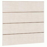 Panneau rainuré R30 L120xP120cm épaisseur 18mm - toile écru