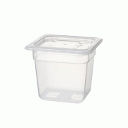 Récipient Gastronorm, polypropylène, GN 1/6, H. 150 mm, série Protect de Stalgast - GN3016150