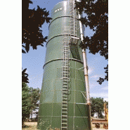 Silo tour agricole pour ensilage de maïs, herbe, luzerne et céréales immatures - Simplex 309m3