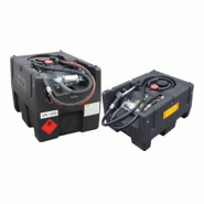 Station essence mobile 190L - Pompe manuelle - Certifiée ADR - Polyéthylène haute densité