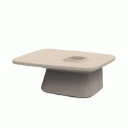 Table basse in & out NOMA - granit crème