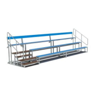 Tribune gigogne mobile 2, 3 ou 4 rangs idéale pour les équipements sportifs et culturels