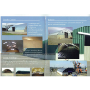 Batiment stockage ou demi lune économique et démontable pour tout type de stockage - 25m² à 200 m²