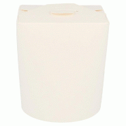 Boite à pâtes blanche 480ml Ø8x9cm - par 50