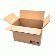 Caisse carton type Galia A15 300 x 200 x 200 mm - marron en carton CBS15-M Caisse carton type Galia A15 300 x 200 x 200 mm - marron en carton CBS15-M