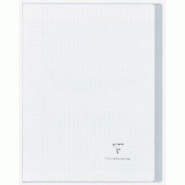 Clairefontaine Lot de 10 Cahier Kover Book 17x22, 96p./48 feuilles 90 g/m² piquées, couv. Transparente incolore, Séyès - 3037929514209