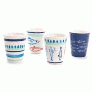 Coffret 4 tasses expresso Arial - Décoré Rond Amadeus 6x6 cm - multicolore 3520071882413 Coffret 4 tasses expresso Arial - Décoré Rond Amadeus 6x6 cm - multicolore 3520071882413