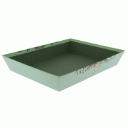 Corbeille carton rectangle Verdo 26x20 - Corbeille carton rectangle Verdo 26x20 -