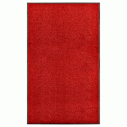 Décoshop26 - Paillasson lavable Rouge 90x150 cm DEC023187 - rouge 3001216769603