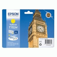 Epson Big Ben Cartouche Jaune C13T70344010 (T7034) - jaune 000000170015440733 Epson Big Ben Cartouche Jaune C13T70344010 (T7034) - jaune 000000170015440733