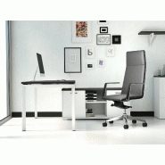 Fauteuil de direction Atos - Mobel Linea - cuir noir_1