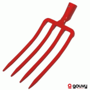 Fourche bêche 30 cm - épaisseur 13 mm - sans manche - Gouvy