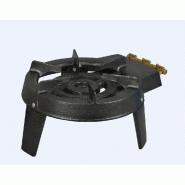 KITCHEN CHEF Réchaud à Gaz Tripatte En Fonte 7kw ht-c-0003 - noir 3485619900038