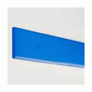 Lisse de protection polyéthylène bleue - longueur 2 mètres