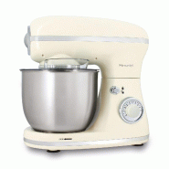 Menastyl - Robot patissier retro en polypropylène crème et acier inoxydable - 3256391050286