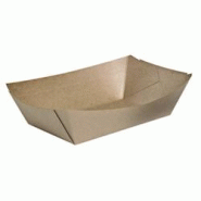 Packnwood FHC - 400Pcs - Barquette bois thermoformée avec film papier 165x130x30mm - marron Matériau naturel FHC210BBT61 Packnwood FHC - 400Pcs - Barquette bois thermoformée avec film papier 165x130x30mm - marron Matériau naturel FHC210BBT61