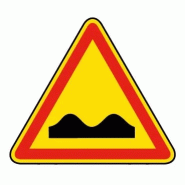 Panneau AK2 - Cassis ou dos-d'âne panneau seul