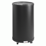 Refroidisseur de canettes noir 54 l à froid positif 2 couvercles ac... - BTA54-B1