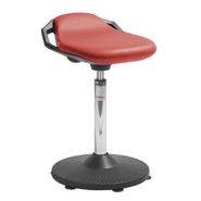 Siège assis-debout professionnel – Space Trumpet Imitation cuir rouge Siège assis-debout professionnel – Space Trumpet Imitation cuir rouge