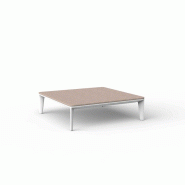 Table basse 100x100 PASADENA - blanc
