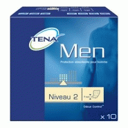 TENA MEN PROTECTION ABSORBANTE NIVEAU 2 POUR HOMME X 10 TENA MEN PROTECTION ABSORBANTE NIVEAU 2 POUR HOMME X 10