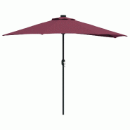 VidaXL Parasol de jardin Bordeaux 294 x 150 x 224 cm Modèle Zephyr Horizon - 42003271