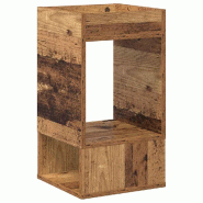 VidaXL Table d'appoint Bois ancien 30 x 30 x 56 cm Bois d'ingénierie Modèle Flex Riviera Élite - 890940