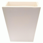 WellHome - Pot 40x40cm Orion coloris blanc - blanc PLS011