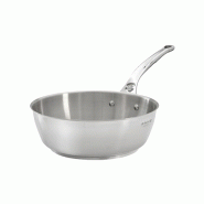 Wok & sauteuse en inox - milady - de buyer - 24 cm / 1.284 kg