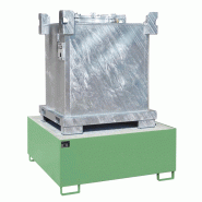 Bac de rétention acier - Capacité de rétention 1100 L