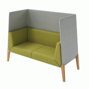 Canapé Cocooning 2 places Design ACCORD - Offisit - Vert_0