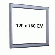 Edimeta Clic-Clac Autoboard Sécurisé Etanche 120 x 160 cm - gris aluminium 215365