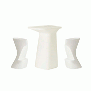 Ensemble NOMA table + 2 tabourets - ice