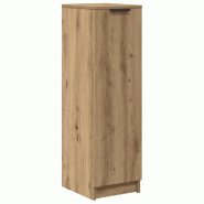 Helloshop26 - Armoire à chaussures avec porte rangement 29,5 x 35 x 100,5 cm élégante et pratique en bois d'ingénierie chêne 02_0050993 - Bois ma