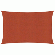 Helloshop26 - Voile d'ombrage 160 g/m² terre cuite 2 x 3,5 m PEHD 02_0009341 - 3000504382722