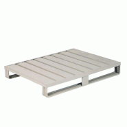 Palette acier 1200x800 mm - 1200x1000 mm 2 semelles Palette acier 1200x800 mm - 1200x1000 mm 2 semelles
