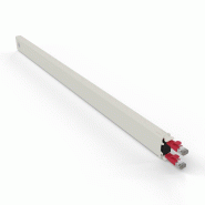 Patchbox.One Cassette 30RU STP rouge Cat.6a 1,8 m