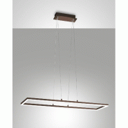 Plafonnier suspendu Bard LED 52W Corten 3394-45-361 Fabas Luce - marron 8019282547006