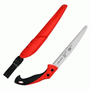 Scie avec Étui Coupe Tirante F621 - Felco - Lame en Acier Chromée, Poignée Antidérapante, Étui Droitier/Gaucher
