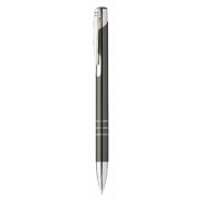 Stylo à bille en aluminium - encre bleue - couleur gris cendré - poids 14g Stylo à bille en aluminium - encre bleue - couleur gris cendré - poids 14g
