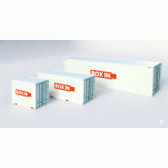 Conteneur isotherme  - 10 pieds ISO sans Groupe Froid - Longueur 2.00m - Surface 13m3 -  idéal pour le stockage de produits alimentaires, industriels ou chimiques