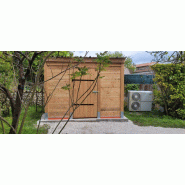 Abri de jardin en bois Douglas - DIV005 - 48 mm - LCI Cheval - Fabrication française