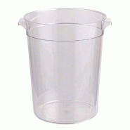 Bac alimentaire 7,5L Ø22,4x27,9cm transparent