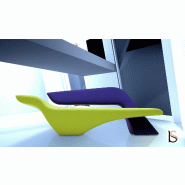 Canapé 2 places Pierce- Softline - Felt Jaune 579_0