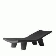 Chaise longue design LOW LITA - noir