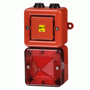 Combiné xénon 5J/100dB 10 sons - IP66 - FL1V2 - Sirène et feu flash Combiné xénon 5J/100dB 10 sons - IP66 - FL1V2 - Sirène et feu flash