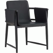 Fauteuil en métal et polyuréthane Bjäre 60 x 61 x 78 cm Venture Home - noir 7340220849458 Fauteuil en métal et polyuréthane Bjäre 60 x 61 x 78 cm Venture Home - noir 7340220849458